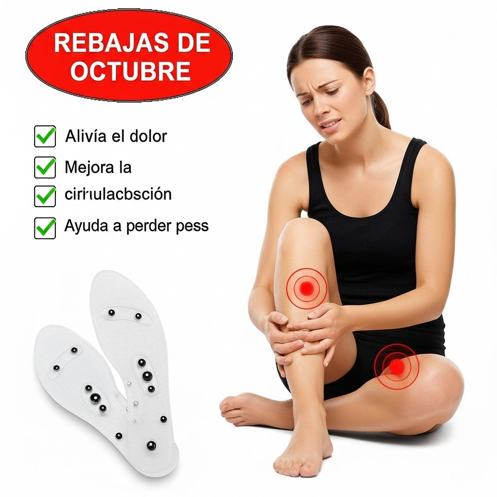 Plantillas Magnéticas Neos™ Mujer – Alivio de Juanetes, Fascitis y Circulación, Estiliza tu Cuerpo (Tallas de la 35 a la 41, Recortables)