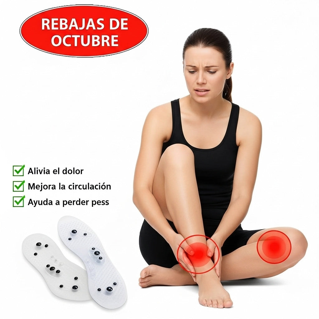Plantillas Magnéticas Neos™ Mujer – Alivio de Juanetes, Fascitis y Circulación, Estiliza tu Cuerpo (Tallas de la 35 a la 41, Recortables)